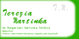 terezia martinka business card