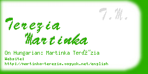 terezia martinka business card